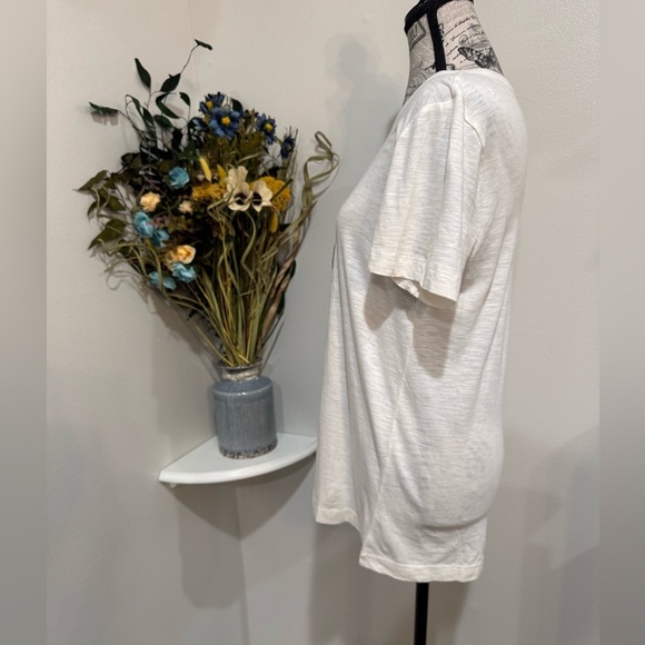 LOFT Cotton Cream Harvest Festival Tee size Medium - Picture 4 of 8